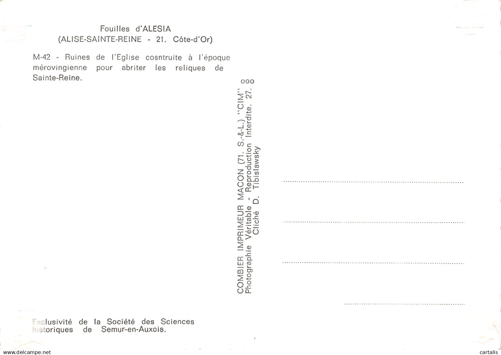 21-ALISE SAINTE REINE-N°4135-A/0389 - Otros & Sin Clasificación