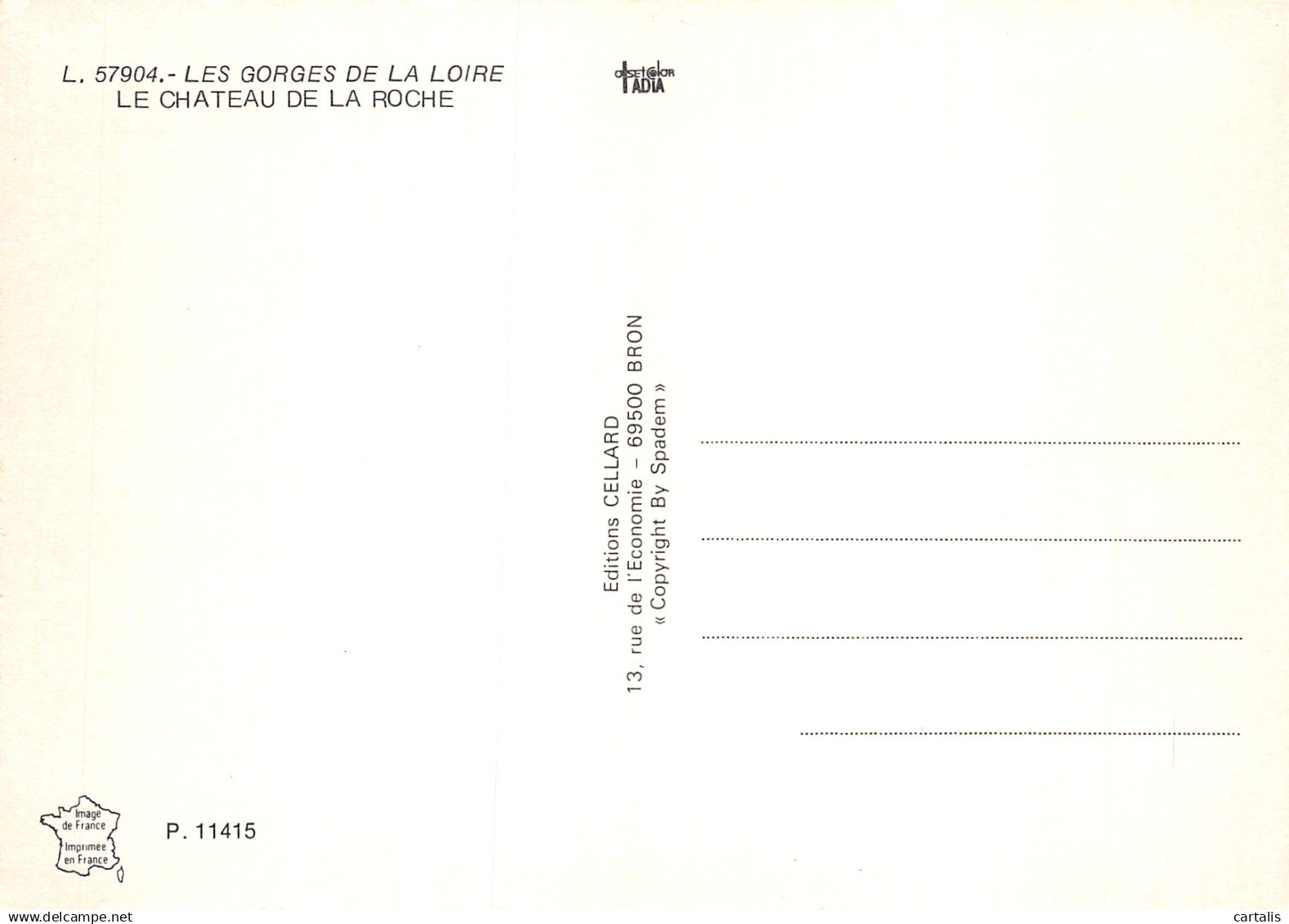 42-CHATEAU DE LA ROCHE-N°4135-C/0375 - Other & Unclassified