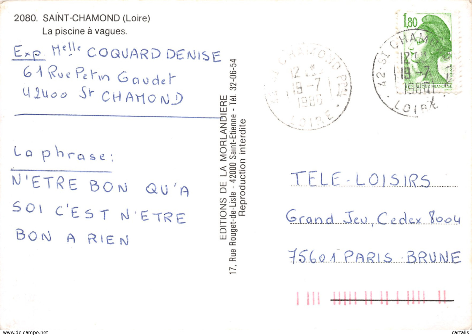42-SAINT CHAMOND-N°4138-C/0169 - Saint Chamond