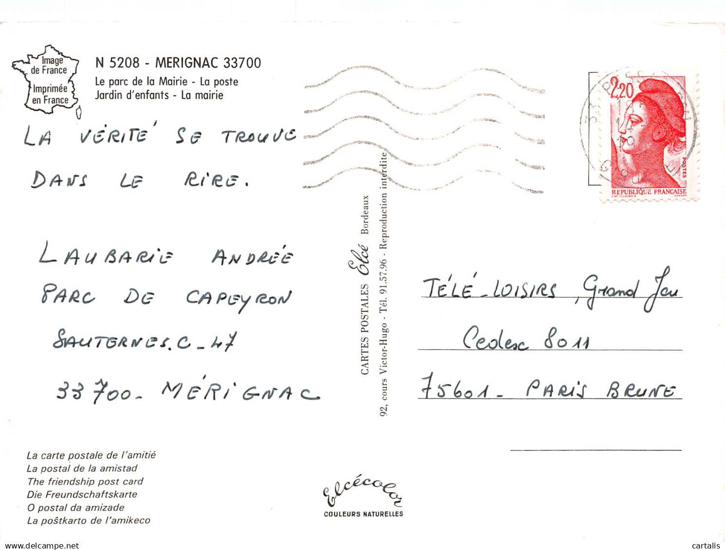 33-MERIGNAC-N°4139-C/0021 - Merignac