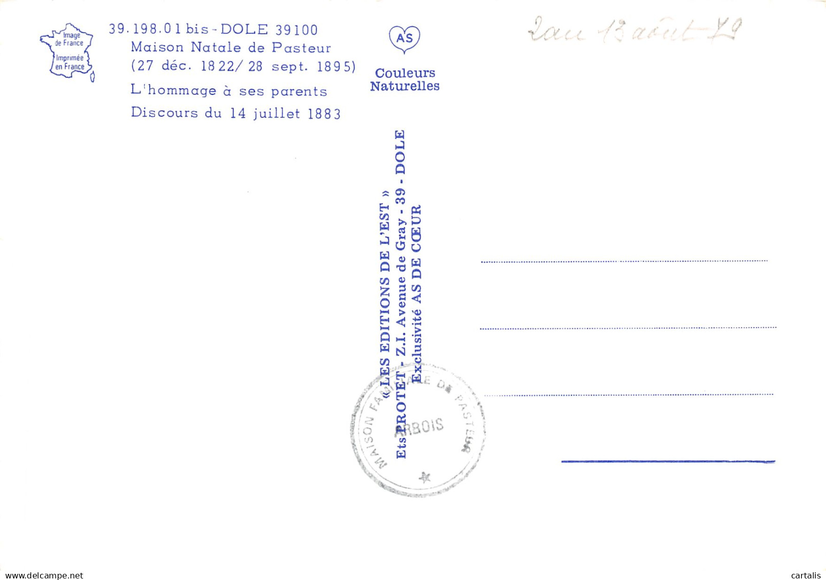 39-DOLE-N°4140-B/0179 - Dole