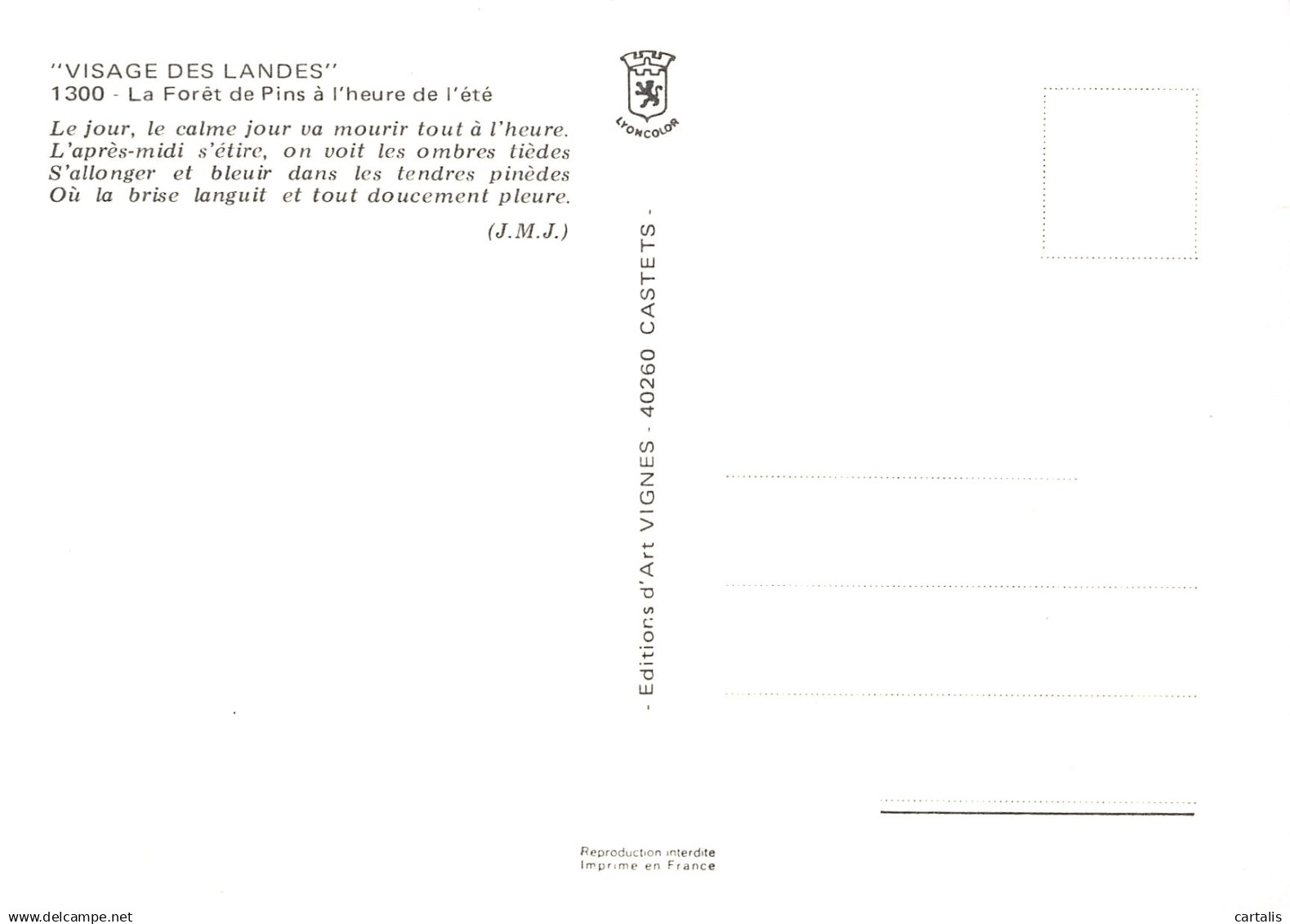 40-LES LANDES-N°4141-B/0027 - Autres & Non Classés