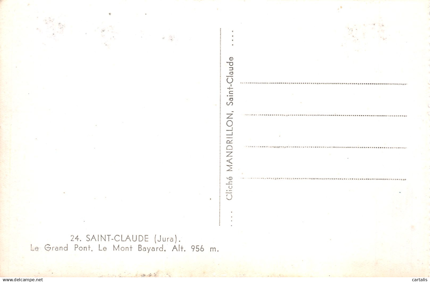 39-SAINT CLAUDE-N°4142-E/0293 - Saint Claude