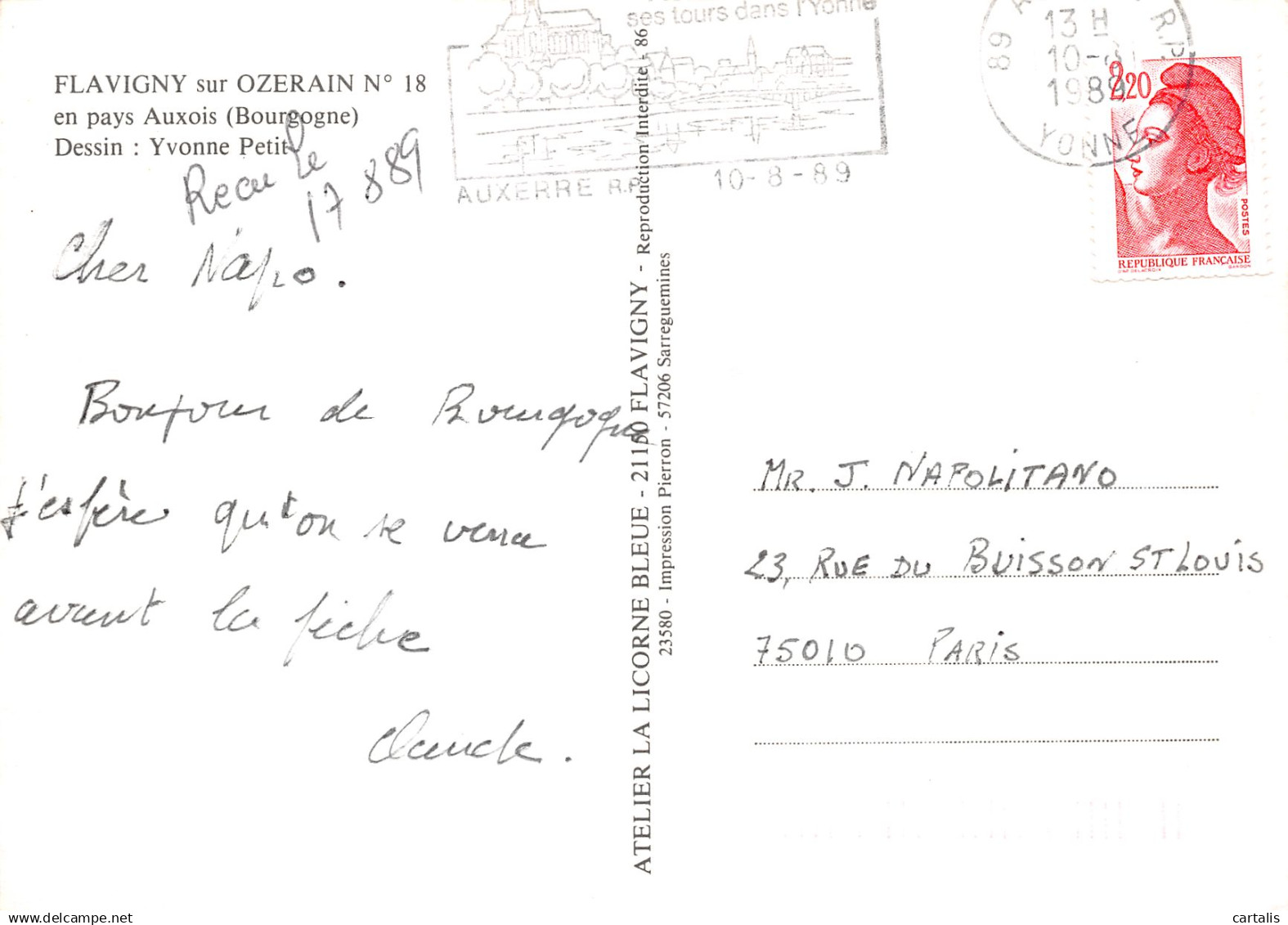 21-FLAVIGNY SUR OZERAIN-N°4143-C/0077 - Other & Unclassified