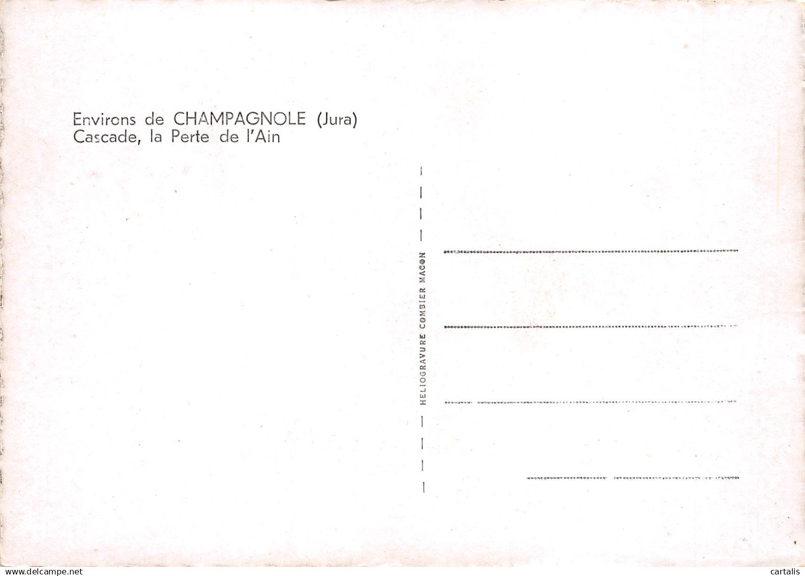 39-CHAMPAGNOLE-N°4146-A/0075 - Champagnole