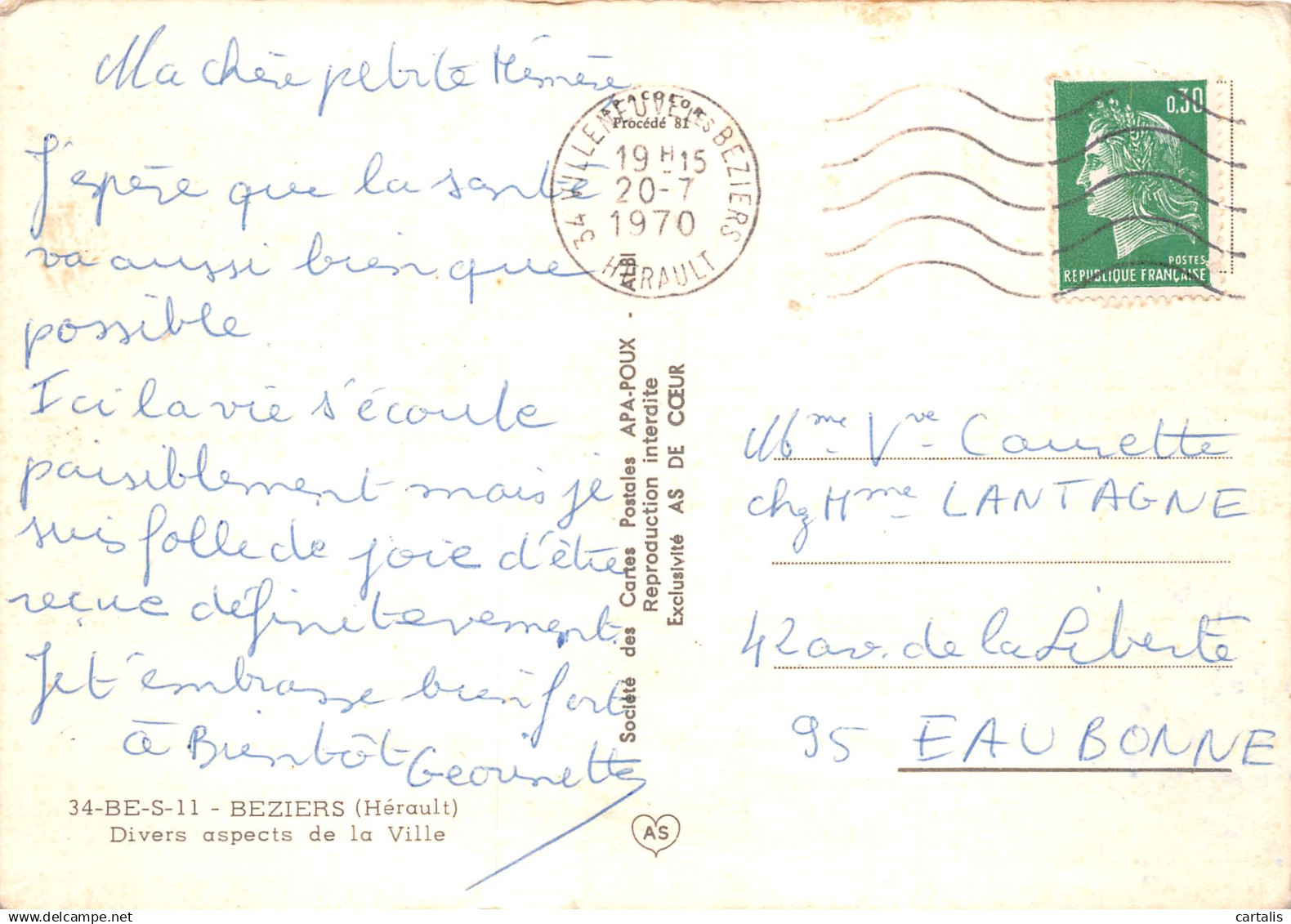 34-BEZIERS-N°4147-A/0249 - Beziers