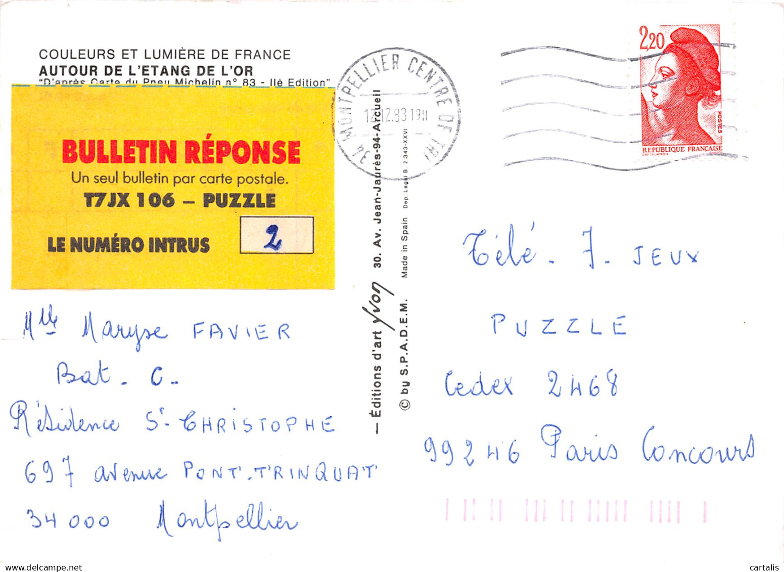 34-ETANG DE L OR-N°4147-D/0053 - Autres & Non Classés