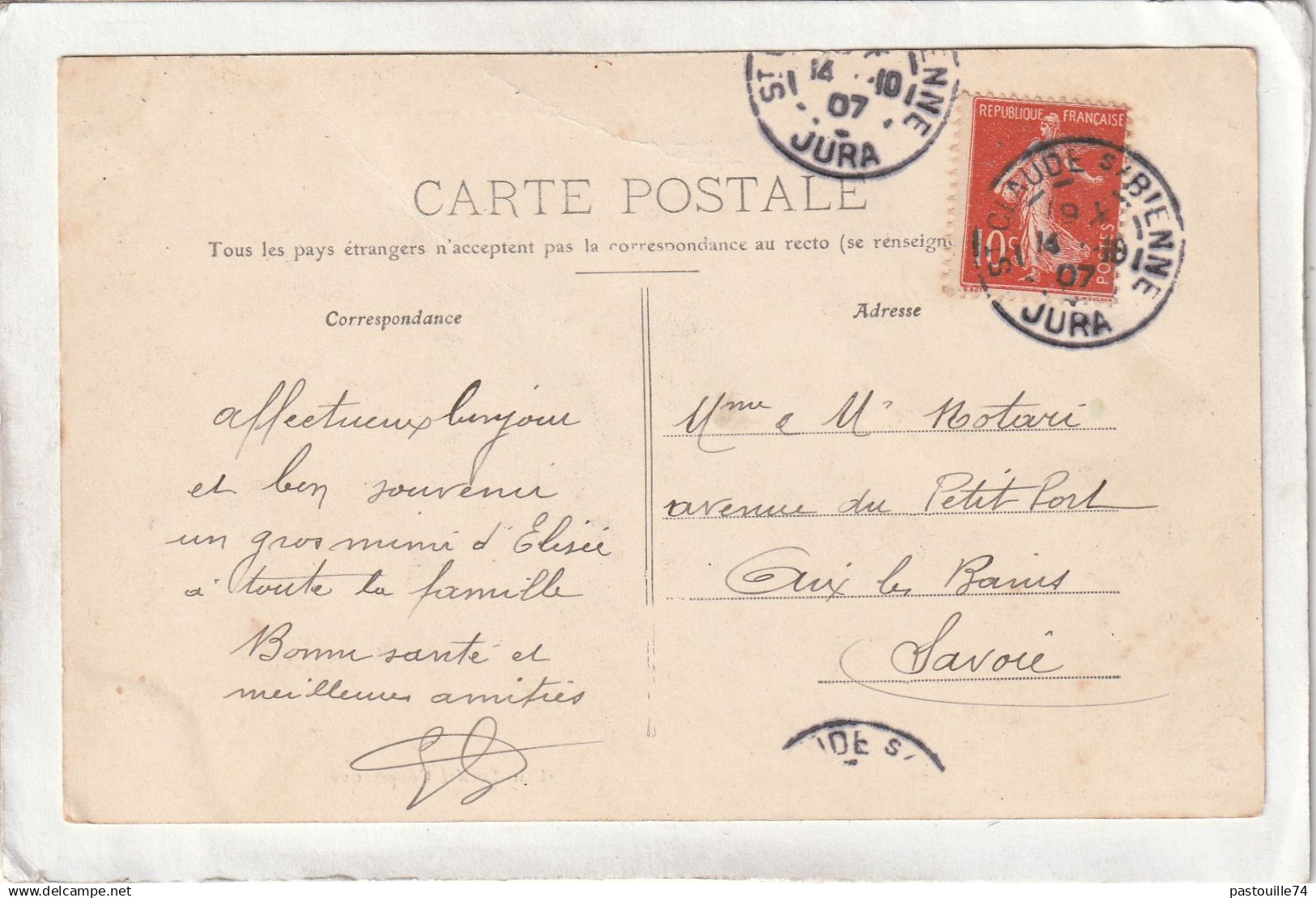 CPA :  14 X 9  -  LAVANS-LES-St-CLAUDE.  -  L'Usine VUILLERMOZ - Other & Unclassified