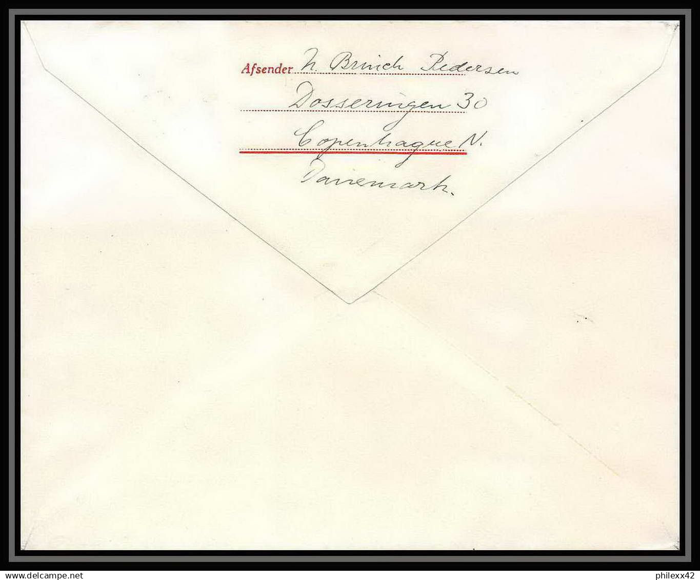 3168/ Danemark (Denmark) Entier Stationery Enveloppe (cover) LUFTPOST Par Avion 1920 Pour Zurich Suisse (Swiss) Aviation - Postal Stationery