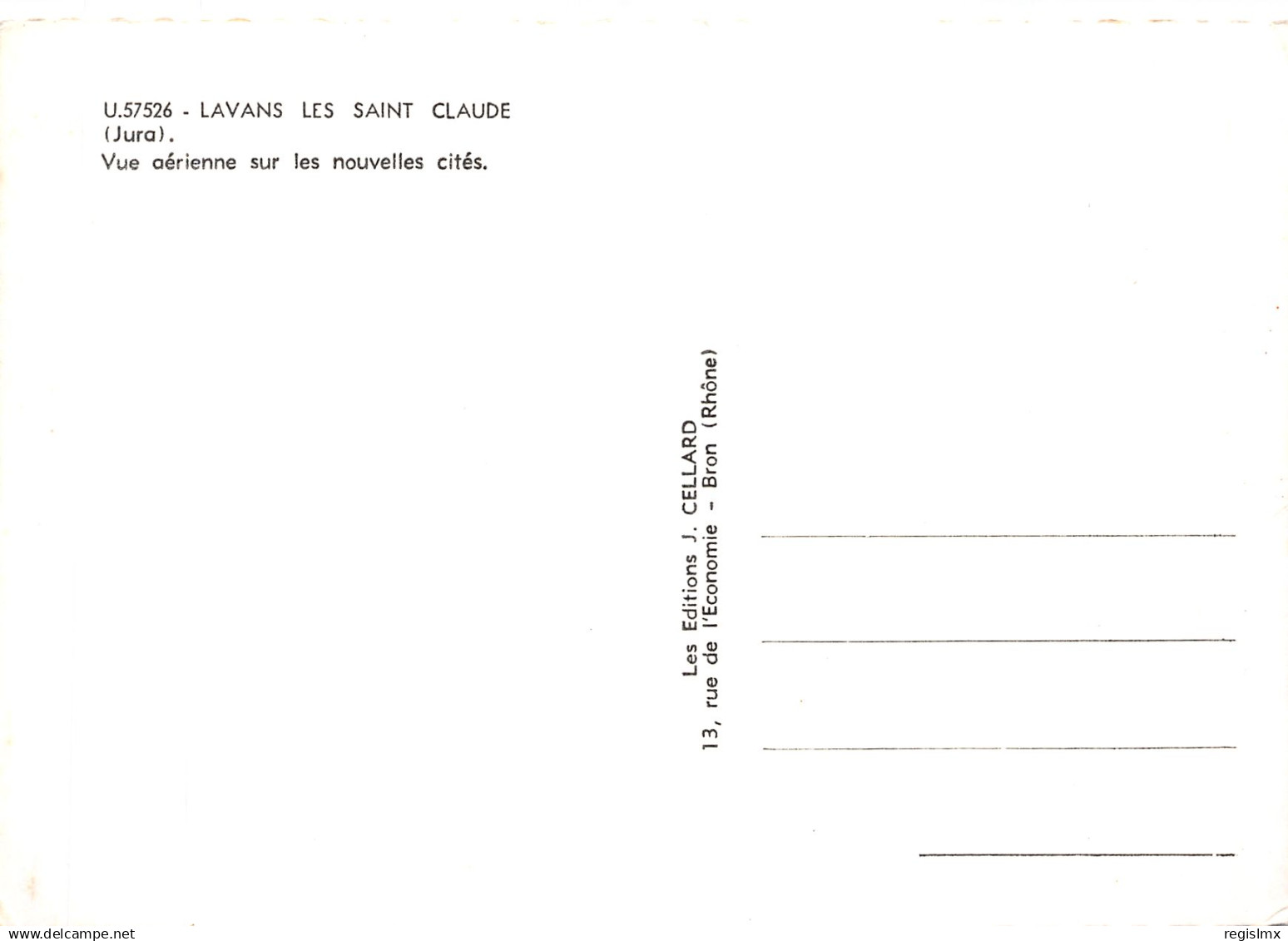 39-LAVANS LES SAINT CLAUDE-N°T1087-A/0351 - Other & Unclassified