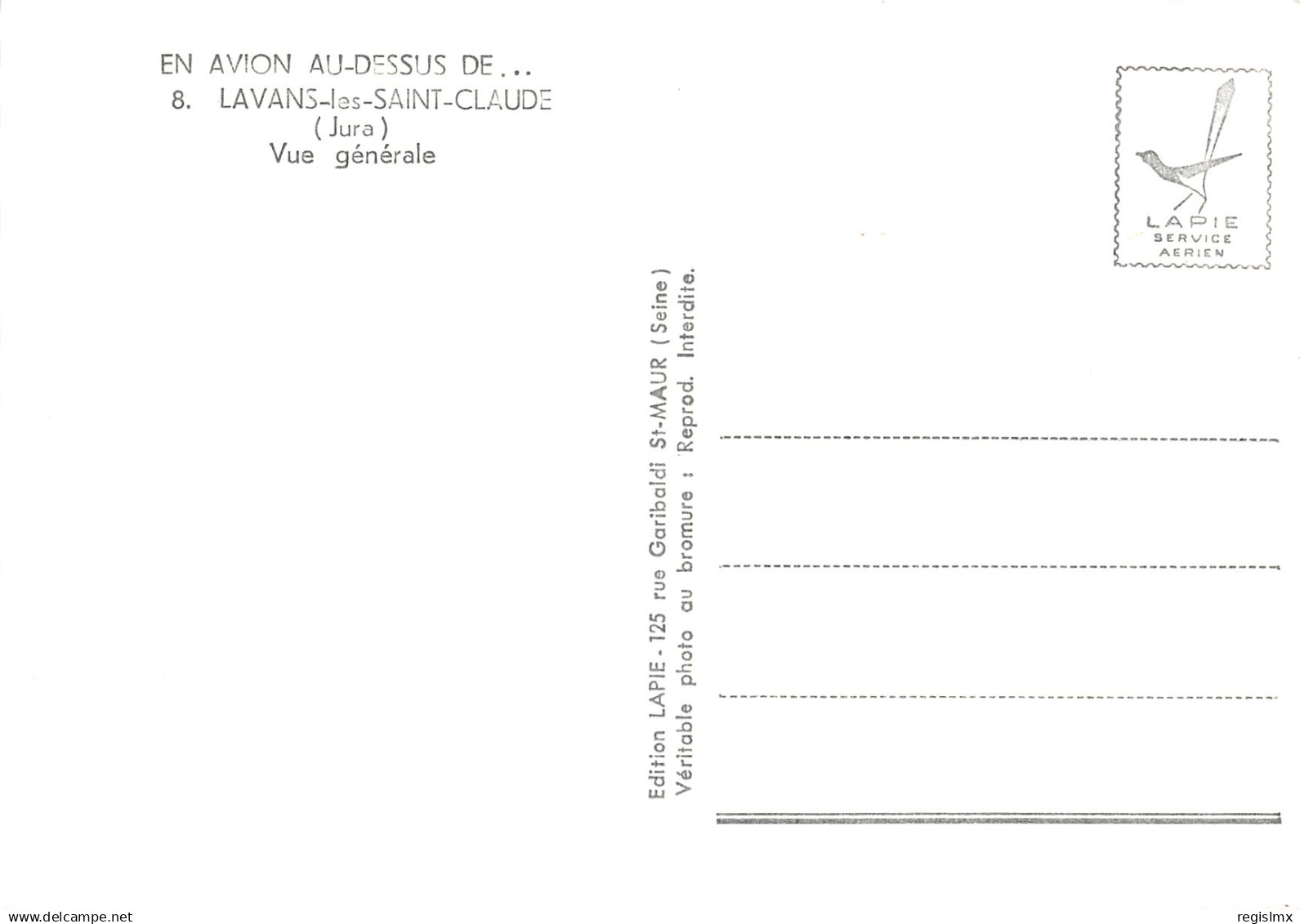 39-LAVANS LES SAINT CLAUDE-N°T1087-F/0095 - Altri & Non Classificati