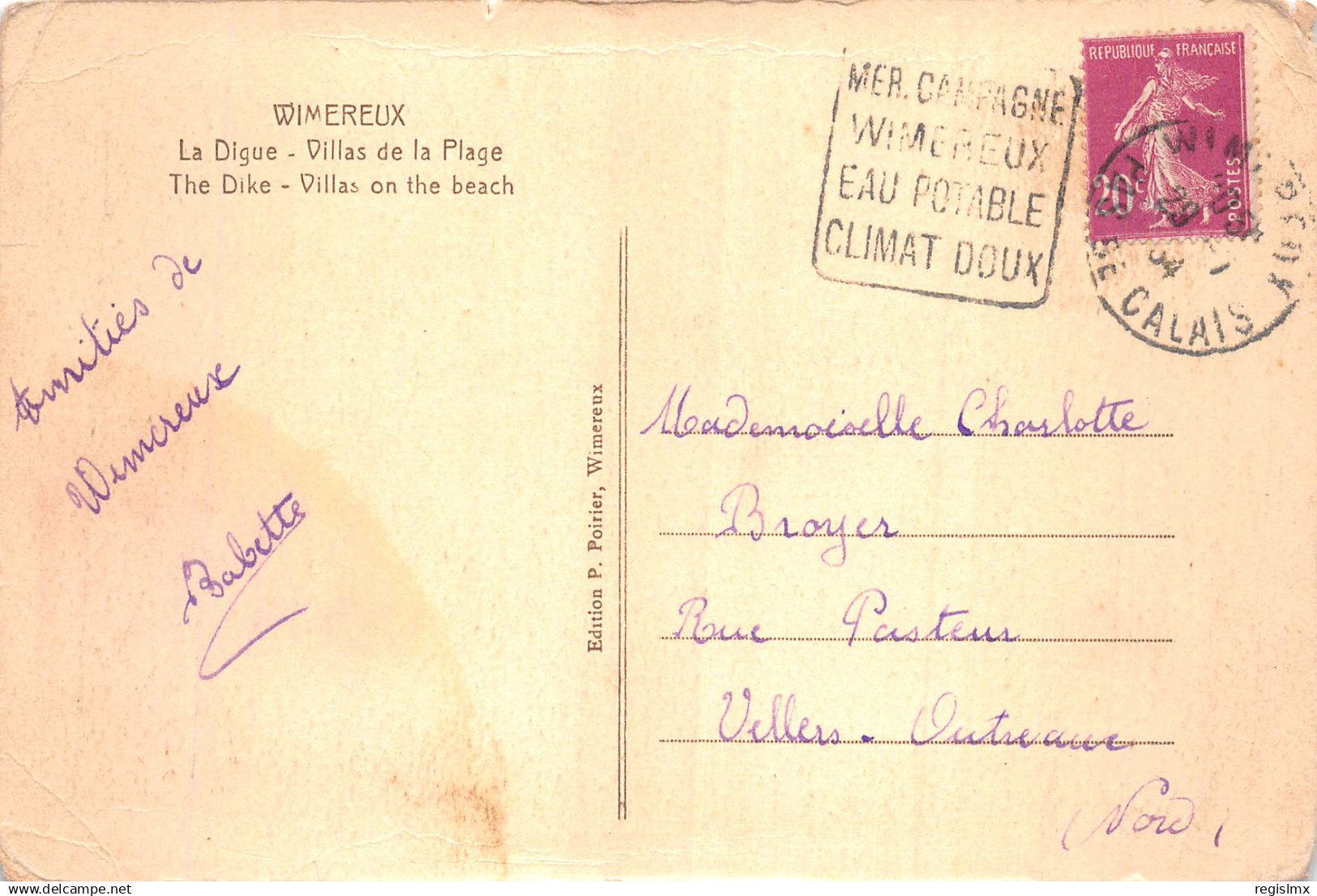 62-WIMEREUX-N°T1088-E/0187 - Other & Unclassified