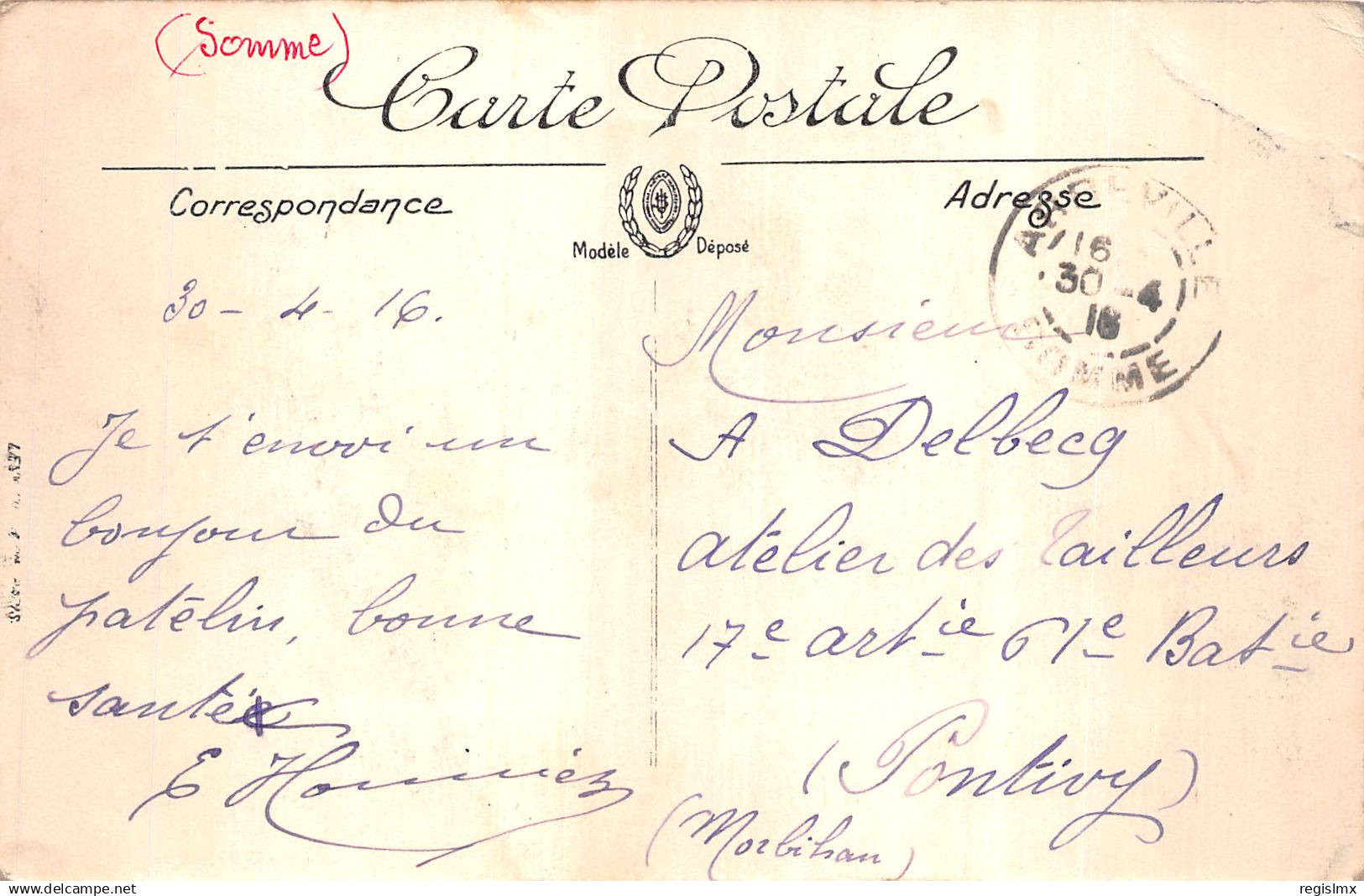 80-ABBEVILLE-N°T1091-B/0309 - Abbeville