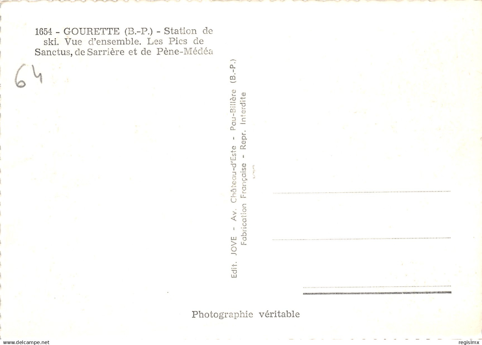 64-GOURETTE-N°TB3541-B/0247 - Andere & Zonder Classificatie