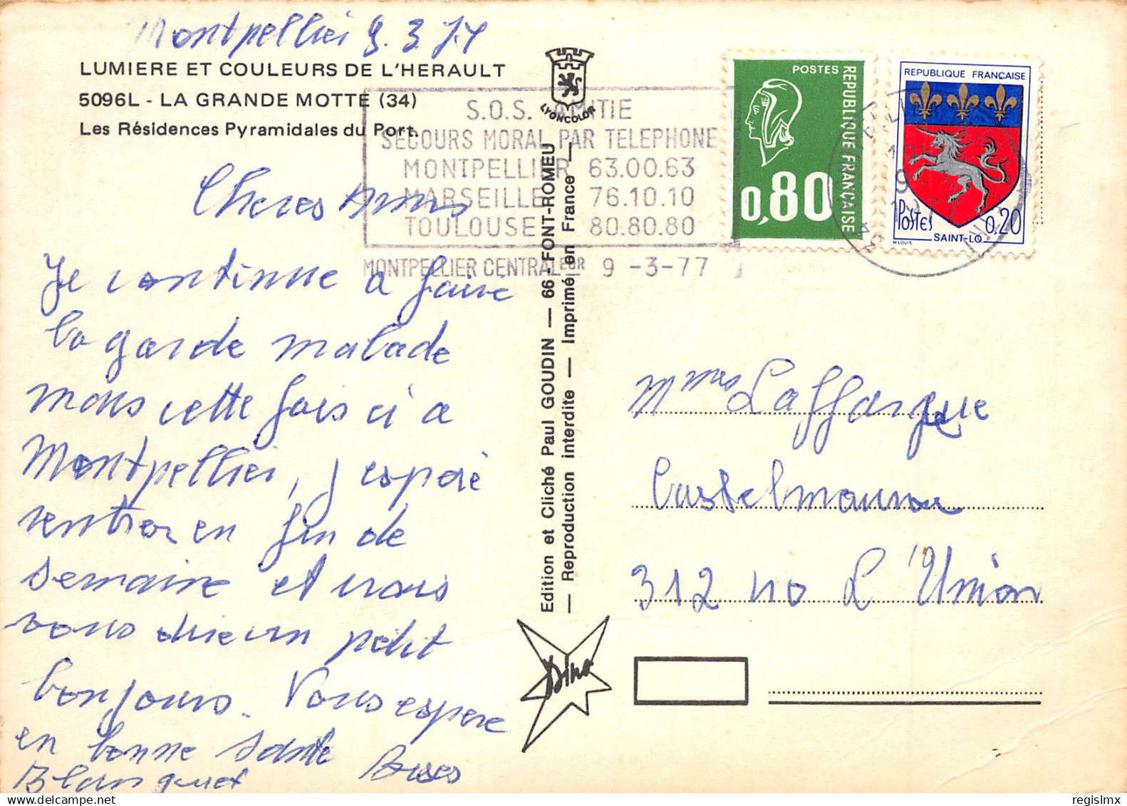 34-LA GRANDE MOTTE-N°TB3548-C/0233 - Other & Unclassified