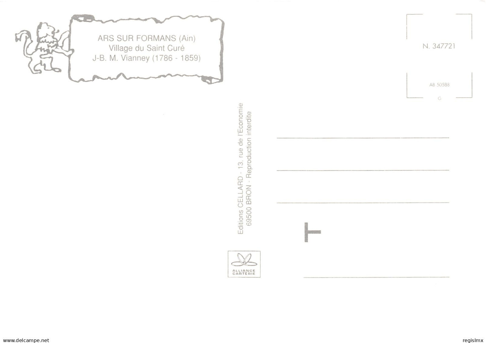 01-ARS SUR FORMANS-N°TB3548-A/0169 - Sin Clasificación