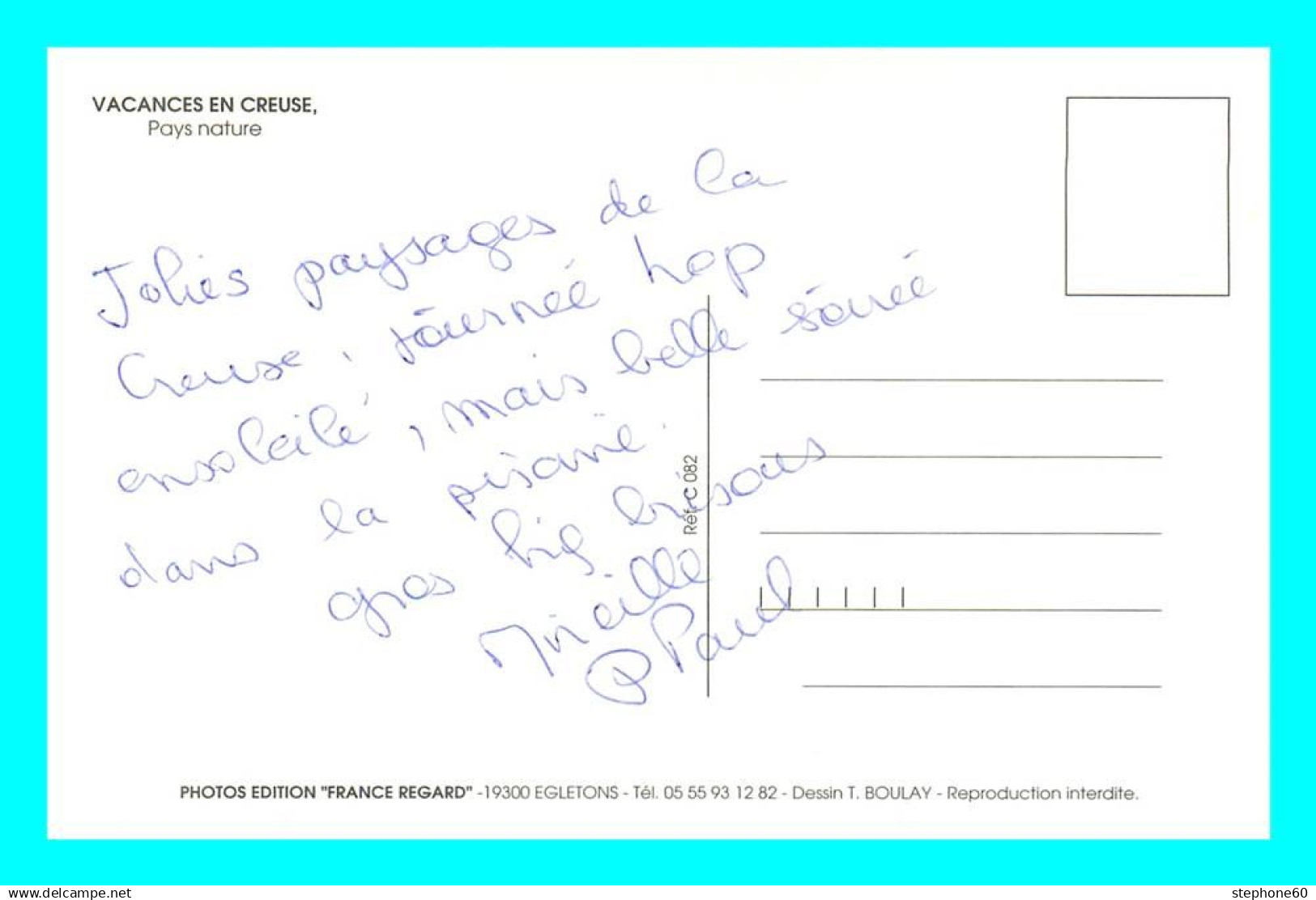 A757 / 145 23 - En Creuse Carte Géographique Multivues - Other & Unclassified