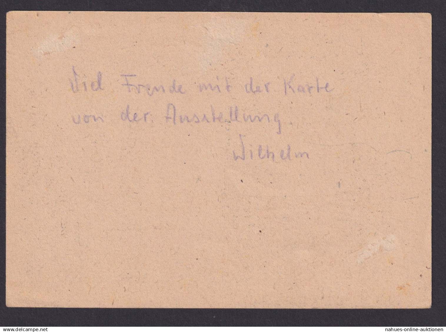 All. Besetzung Privatganzsache Göttingen N. Weenzen Philatelie Briefmarken - Sonstige & Ohne Zuordnung