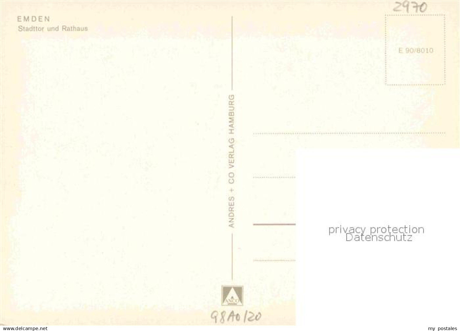 72888442 Emden Ostfriesland Stadttor Und Rathaus Emden - Sonstige & Ohne Zuordnung