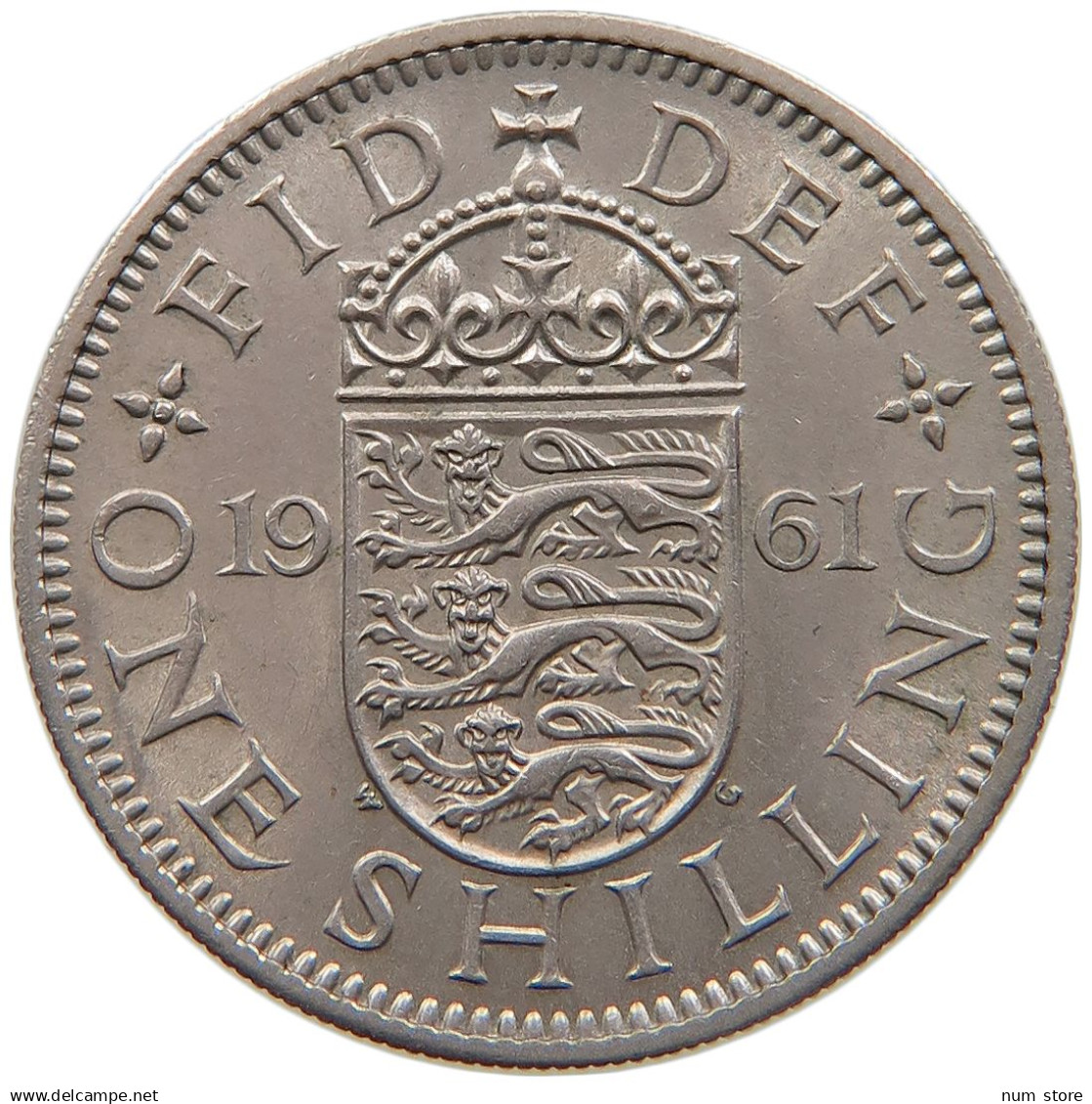GREAT BRITAIN SHILLING 1961 #s114 0047 - I. 1 Shilling