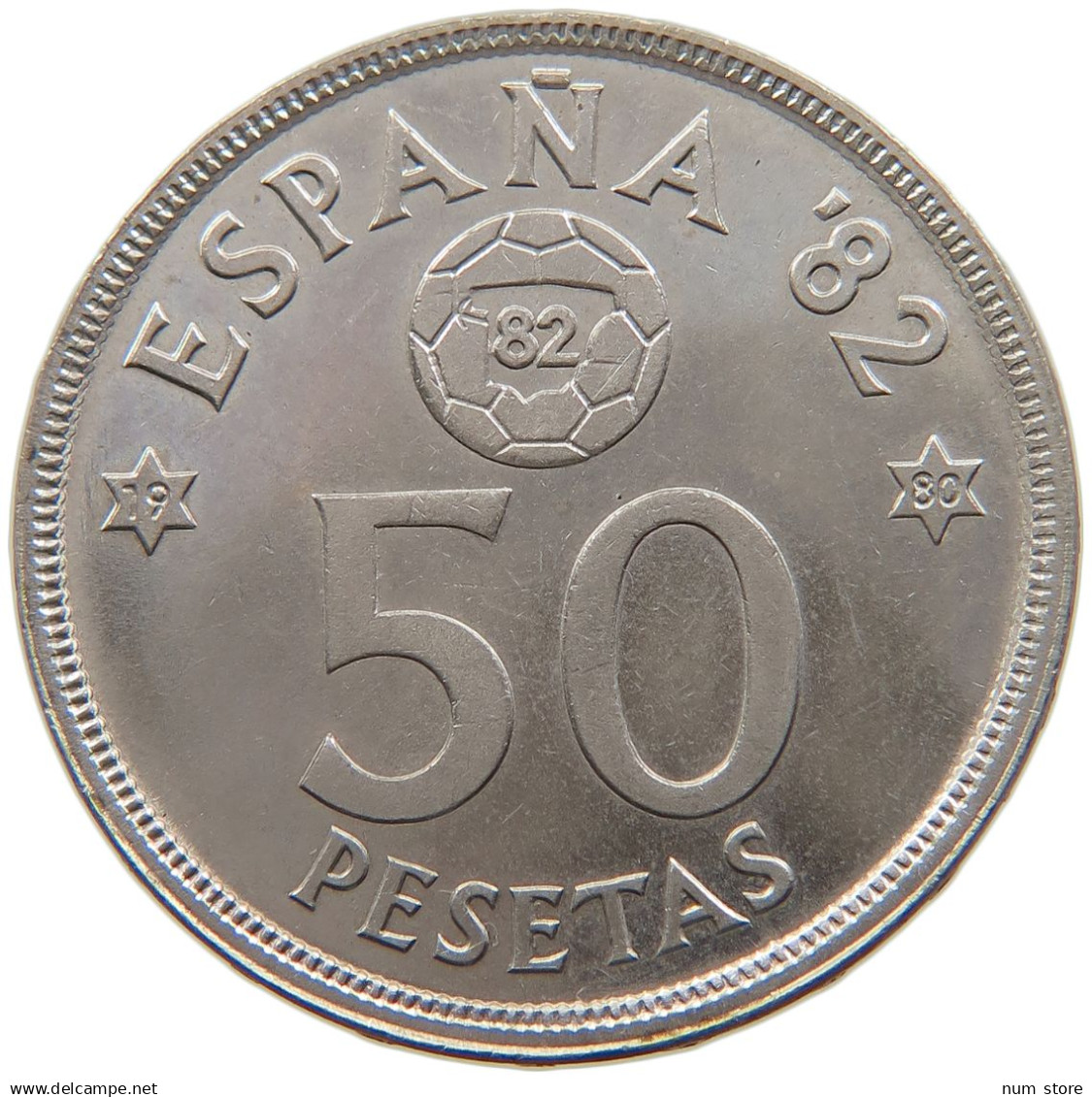 SPAIN 50 PESETAS 1980 #s114 0015 - 50 Pesetas