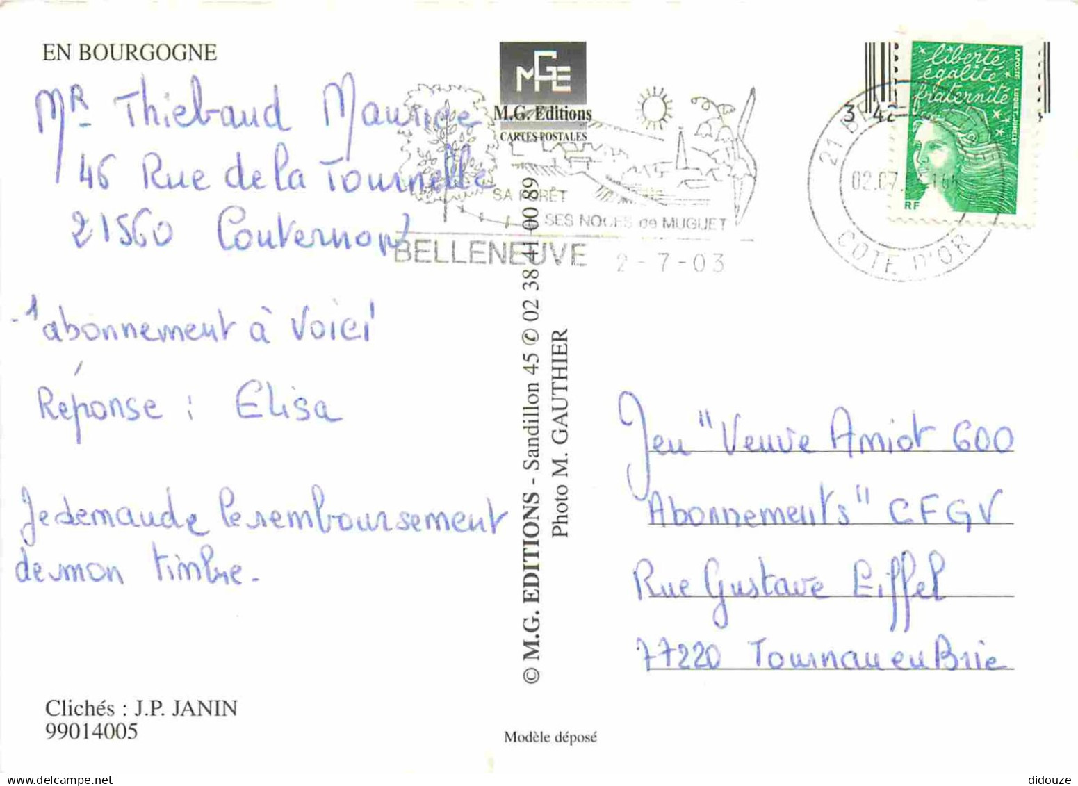 21 - Cote D'Or - Bourgogne - Multivues - CPM - Voir Scans Recto-Verso - Andere & Zonder Classificatie