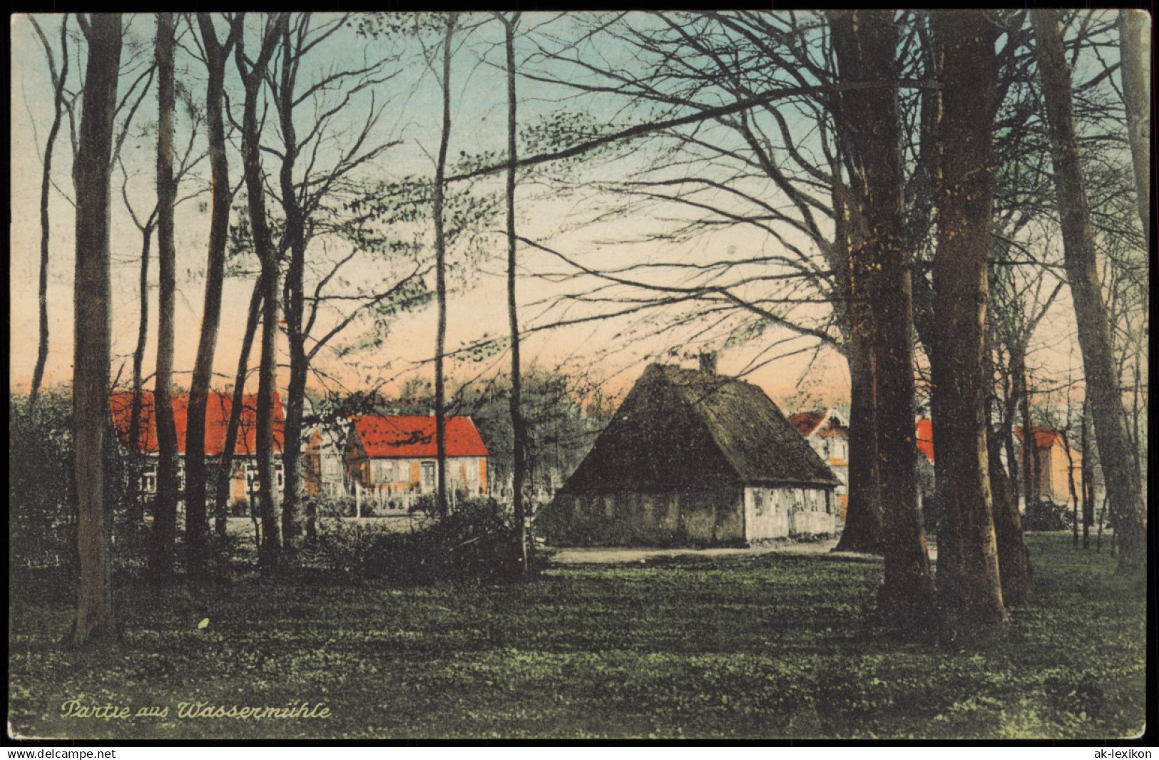 Ansichtskarte Höftgrube-Wingst Partie Aus Wassermühle. 1912 - Otros & Sin Clasificación