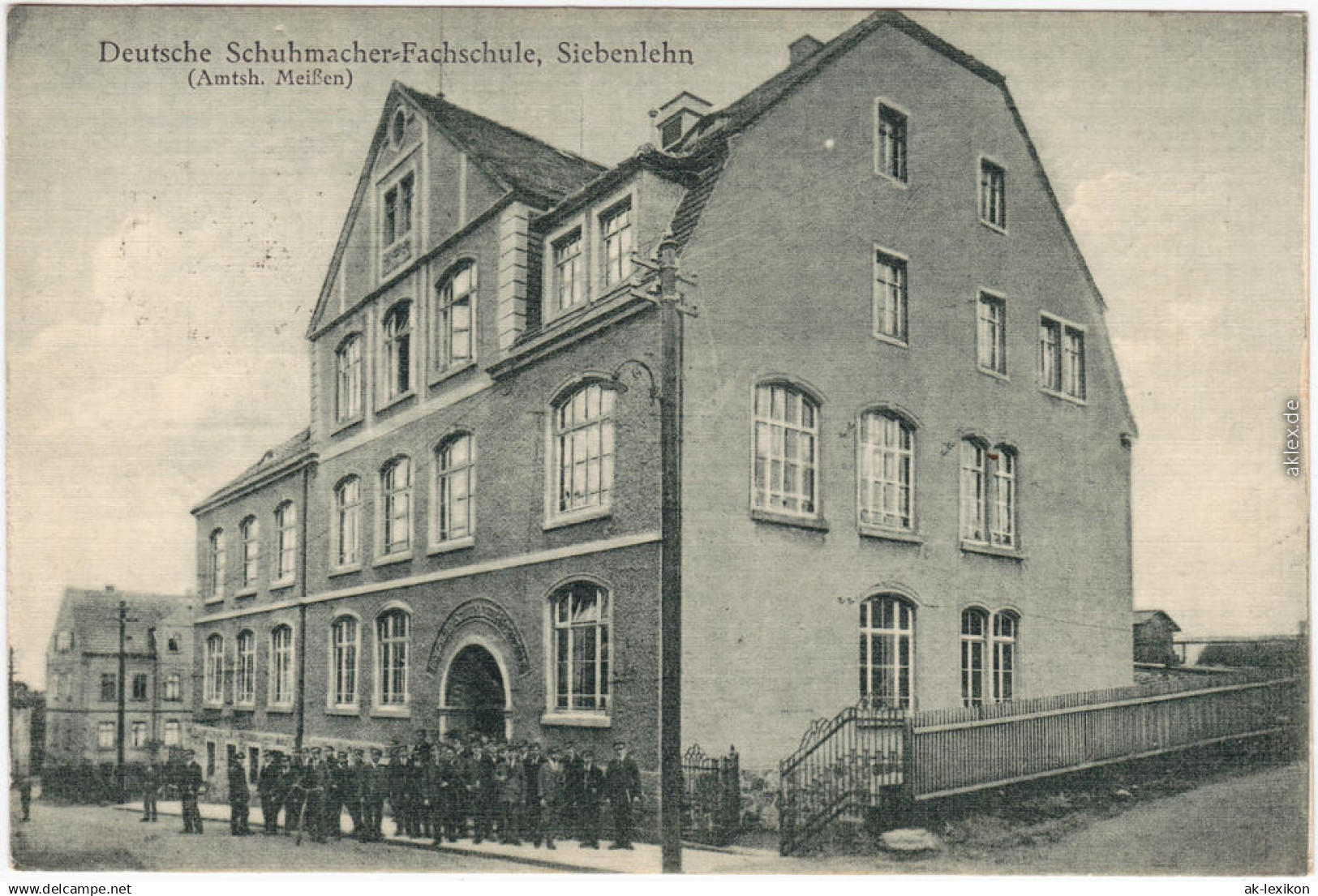 Siebenlehn Großschirma Deutsche Schumacher-Fachschule  Schüler B Freiberg 1926 - Autres & Non Classés