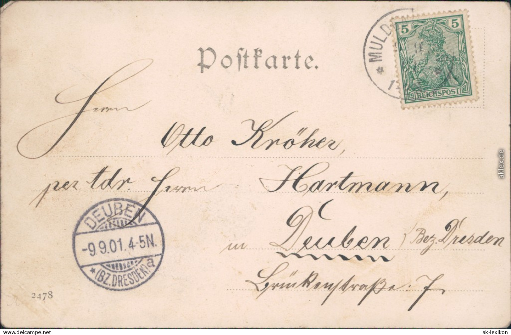 Hilbersdorf (Muldental) 3 Bild: Panorama, Dresdner Dynamit Fabrik 1901  - Autres & Non Classés