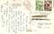 YU059 /  JUGOSLAWIEN -  Irrläufer-Karte USA 1950 Obsternte/Landwirtschaft - Briefe U. Dokumente