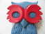 SUR LE THEME DE LA CHOUETTE  SUPERBE CHOUETTE /  HIBOU  BROCHE EN PLASTIQUE - Animals