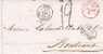 BD089/ Valparaiso (rot) B.P.O.1861 (schwarz) Nach Bordeaux, Franz. Taxvermerk - Cartas & Documentos