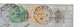 IB070/  INDIEN - Bombay, 3 Farben 1867, Tarif 6 Anas, 8 Pies Nach Schottland - 1858-79 Kronenkolonie