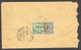 British India King George V Reverse Side Franked Cover Locally Sent In Calcutta 1921 (2 Scans) - 1911-35 King George V
