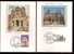 LOT 4 CARTES MAX-  TTB- THEME : EGLISES ET CATHEDRALES.- Dates Visibles Aux Scans. - Collections, Lots & Series