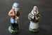 2 FEVES -FIGURINES - PETITS OBJETS DE VITRINE OU DECORATION POUR LA CRECHE -COUPLE - Santons