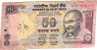 INDIA 50 RUPEES  PINK  GANDHI FRONT BUILDING BACK ND (1997) P.90i SIGN89 LETTER "A" READ DESCRIPTION !! - Indien