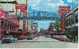 Reno Nevada, Animated Street Scene ´50s/60s Vintage Autos & Casino Business Signs On Chrome Postcard - Reno