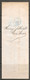 US - REVENUE STAMP On 1877 MECHANICS TRADERS NATIONAL BANK - NEW YORK  Check - Revenues