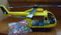 PLAYMOBIL EQUIVALENCE BOITE 3845 HELICOPTERE DE SECOURS 1996 A 2002 Incomplète - Playmobil