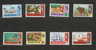 BAHAMAS 1971 SET OF 15 DEFINITIVES VARIOUS FLOWERS ANIMALS SET OF 15 LHM (*) Planes Ships Reptiles - Bahamas (1973-...)