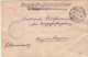 OFFICIER RUSSE PRISONNIER DE GUERRE 14/18 En ALLEMAGNE (BISCHOFSWERDA) Pour Le Comité D'AIDE De COPENHAGUE (DANEMARK) - 1916-19 Ocupación Alemana