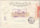 1984 - CONTROLE ADMISSION Des DOUANES - LETTRE RECOMMANDEE De MOSCOU (URSS) Pour BOURG (AIN) ADMIS Par La DOUANE De LYON - Storia Postale