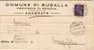 BUSALLA  / CAMPOFELICE  - Piego   - Ovale " POSTE Comune Di Busalla "  18.09.1945 - Imperiale Seza Fasci Lire 1 Isolato - Marcophilia