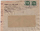 PETAIN - 1943 -YVERT N°518 Paire Sur LETTRE COMMERCIALE (ENGRAIS AZOTE) Avec CENSURE ALLEMANDE De PARIS VII - TARIF à 4F - 1941-42 Pétain