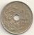 Belgium Belgique Belgie Belgio 25 Cents FR  KM#68.1 1923 - 25 Cents