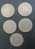 No.PF. Germany German Empire Coins  5 Psc.  X 10 PFENNIG 1875 - 10 Pfennig