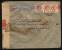 23 JLY 1941 HONG KONG KG VI  $4.50 AIR MAIL  Cover To India Via RANGOON ARRIVAL CENSOR # 22748 - Ongebruikt