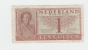NETHERLANDS 1 GULDEN 1949 VF++ P 72 - 1 Gulden