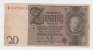 Germany 20 Reichsmark 1929 VF CRISP Banknote P-181 - 20 Mark